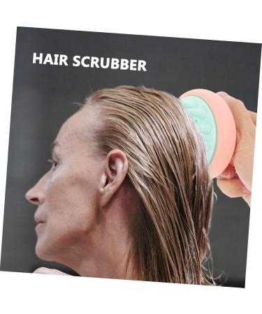 SEWOART Hair Shampoo Brush - Anti-Hair Loss Scalp Massage & Swimming Brush - Pink Suction Cup - 8.00x8.80cm - Buy Online on GoSupps.com