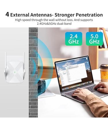 2024 Release WiFi Extender  WiFi Extender Signal Booster for Home Cover up to 10000sq.ft & Dual Band 2.4G&5G Advanced Technology  1200Mbps WiFi Repeater with Ethernet Port up to 45 Devices - Buy Online on GoSupps.com