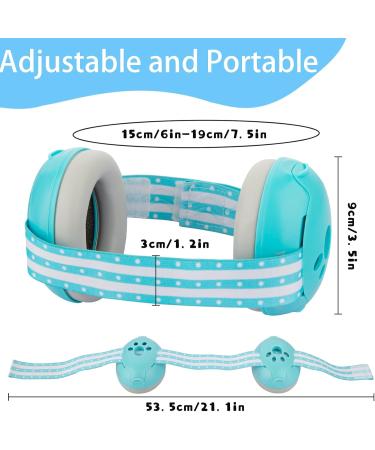 Yiomxhi Adjustable Baby Ear Defenders | Noise Suppression Hearing Protection for 0-36 Months | Protect Your Baby's Ears - Buy Online on GoSupps.com