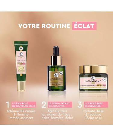 La Proven ale Bio Care Rose de Jouvence Eyes - Anti-Aging Olive Oil from Provence - 15ml for All Skin Types Including Sensitive Skin - Buy Online on GoSupps.com