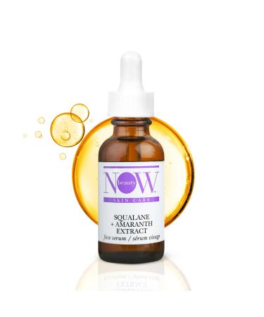 Squalane & Amaranth Extract Face Serum Pore Minimizer for face Skin Brightening Face Oil - Anti-Aging & Hydrating Skincare Travel Size - Sulfate Free For Men & Women - 1 oz 1 Fl Oz (Pack of 1)