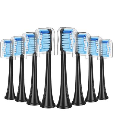REDTRON replacement brush heads for Philips Pro Results 8 pieces replacement brush heads for FlexCare ProtectiveClean HealthyWhite EasyClean and PowerUp black 8 Black and blue