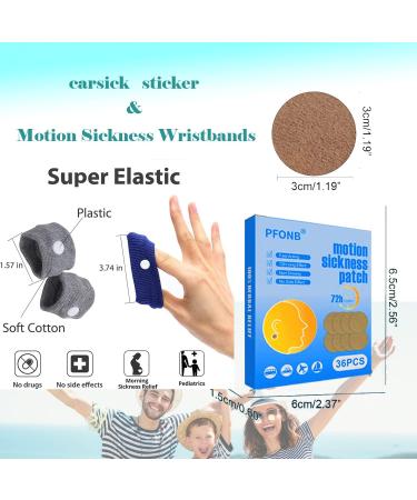 Motion Sickness Patches & Bands for Adults & Kids | Non Drowsy Relief for Nausea & Vertigo - Buy Online on GoSupps.com