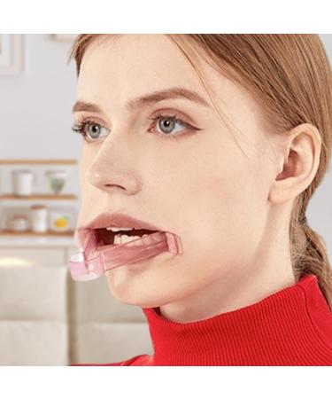 Double Chin Exerciser Jaw Face Slimmer | Face Slimming Trainer Tool Double Chin Exercise Device Portable Mouth Exercise Tool for Lift Skin Pink - Buy Online on GoSupps.com