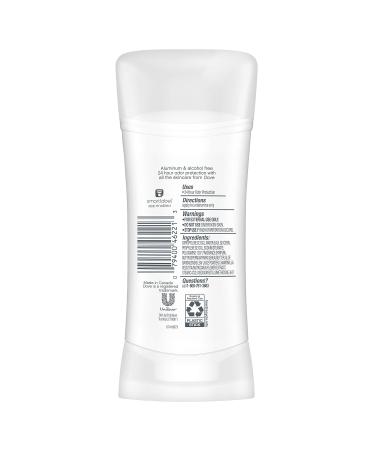 Dove 0% Aluminum Deodorant for Women Moisturizers Cucumber & Green Tea, 24-Hour Odor Protection, 2.6 oz (Pack of 3) - Buy Online on GoSupps.com