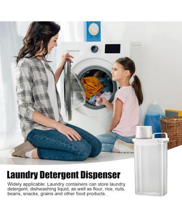 Evember Laundry Beads Dispenser 2300ml | Laundry Dispenser Organiser | Laundry Detergent Dispenser Set | Washing Powder Storage Box | Laundry Scent Beads Dispenser | Washing Up Powder Container Large Size 2300ml - Buy Online on GoSupps.com