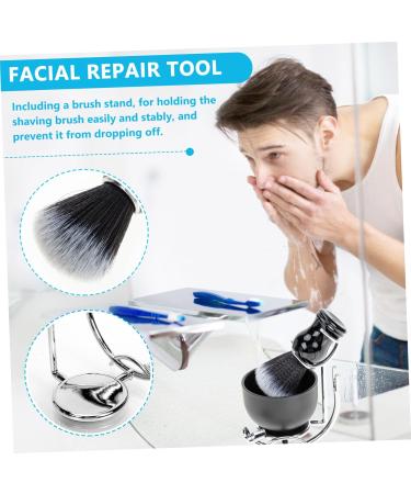 Frcolor Men's Shaving Set - Roof Suit Bart Brush Foam Razor & Tools for Smooth Shave | International Shipping Available - Buy Online on GoSupps.com