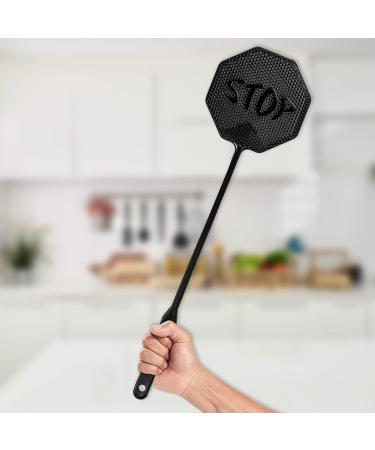 Hausfelder Fly Swatter Set of 6 - Sturdy Plastic Mosquito & Insect Swatters in Black & Red - Perfect for Home & Travel - Buy Online on GoSupps.com