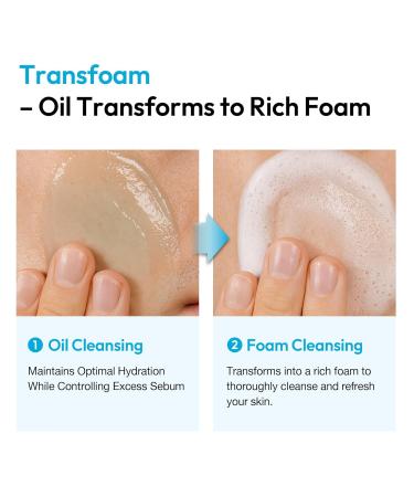 LAB BY He is_ Dual Pore Cleanser - Pore Tightening & Blackhead Remover | Excess Sebum Control Hydration Pore Minimization | Oil to Foam Face Wash for Sensitive Skin 6.76 fl.oz - Buy Online on GoSupps.com