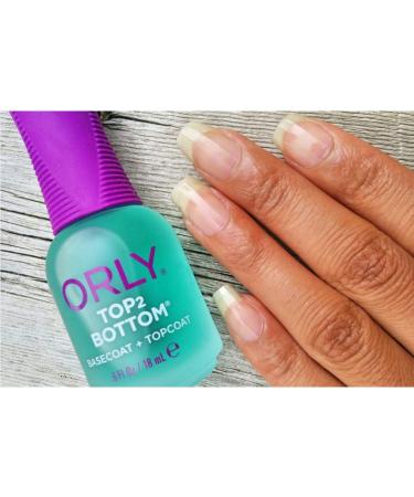 Orly Top 2 Bottom Nail Polish - .6 oz | Multi-functional Nail Lacquer Base and Topcoat - Buy Online on GoSupps.com