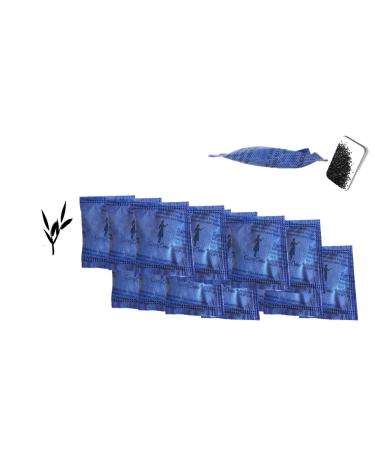 Best bamboo coal odor absorber and freshly fresh tested refrigerator and wardrobe decorator removes unwanted smells prevents mold and bacteria holds up to 2