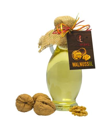 Walnut oil walnut - oil.Natural cold -pressed walnut oil from the USA California in premium quality amphores Irgizia - bottle 250ml.