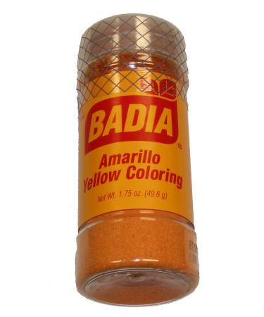 Badia Yellow Coloring Bottle, 1.75oz ( 3 Packs)