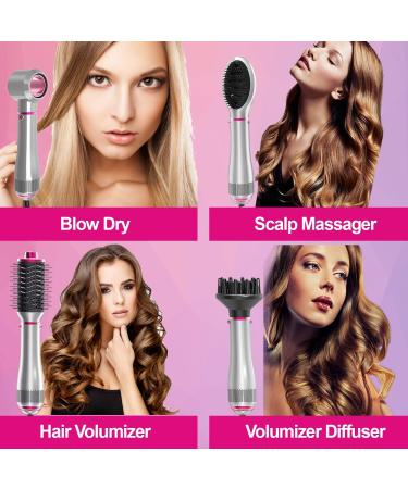 SevePanda 4-in-1 Hair Dryer Brush Set - Ionic Care, Frizz-Free Styling - Gray - Buy Online on GoSupps.com