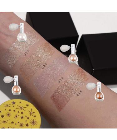 GL-Turelifes Highlighter Loose Powder Spray Glitter Powder Spray Shimmer Sparkle Powder Makeup Spray for Hair Face Body Cosmetic (#3 Nude Pink) - Buy Online on GoSupps.com