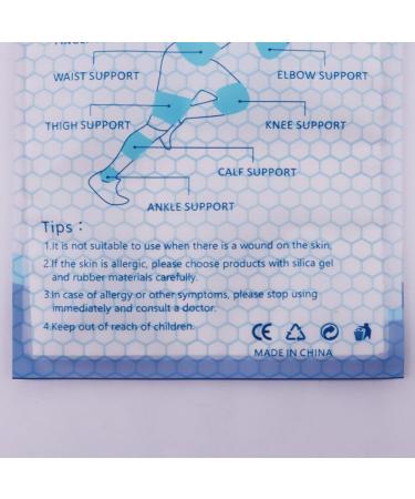 Kniebandage f r Frauen & M nner - 2er Set Knieunterst tzung mit verstellbaren Riemen & Anti-Rutsch-Silikon - Sport Laufen Arthrose Gelenkschmerzen | Gr e M - Buy Online on GoSupps.com