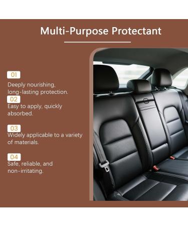 Leather Care Balm 3.9-inch Leather Cleaning Cream | Polishing Wax Color Restoration - 100 ml Nourishing Protective Shine for Bags Furniture Car Seats Jackets Care - Buy Online on GoSupps.com