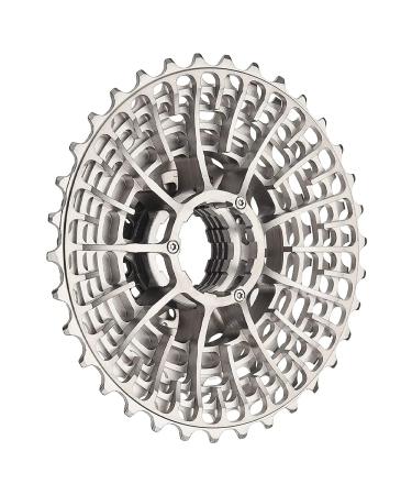 JFOYH Ultralight 11 Speed Cassette for Road Bike 11-28T/11-32T/11-34T/11-36T Compatible with Shimano and Sram Standard HG Hub Driver, Original Gift Box Packing Silver 11 Speed 11-34T