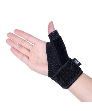 Dr.Welland Reversible Thumb & Wrist Stabilizer splint for BlackBerry Thumb, Trigger Finger, Pain Relief, Arthritis, Tendonitis, Sprained and Carpal Tunnel Supporting, Lightweight and Breathable S/M