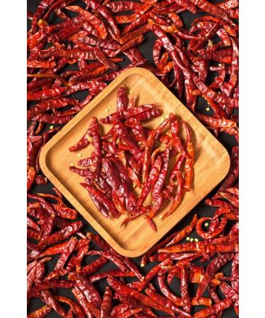 100% Natural Dry Red Chilli Whole - 100gm | Premium Quality Whole Red Chilli - Buy Online on GoSupps.com