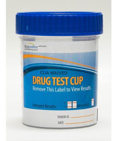 DrugConfirm 12-Panel Urine Test Cup with 80-Hour EtG Alcohol Detection (25 Tests) - Buy Online on GoSupps.com