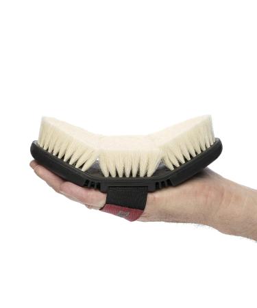 Flexi Goats Hair Body Brush - Black | Premium Quality for Gentle Grooming - Buy Online on GoSupps.com