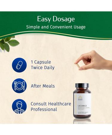 Kerala Ayurveda Licorice Root Herbal Supplement 375mg (60 Vegetarian Capsules) | Promotes Digestive Health Acid Reflux Relief & Immune Support | Natural Antacid for GERD Relief | Prop 65 Compliant - Buy Online on GoSupps.com