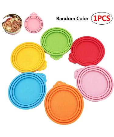 EACTEL Pet Food Can Tops Pet Can Tin Lids Set Of 3 Silicone Pet Can Covers Storage Can Tin Covers Lid Top Cat Dog Food Cover Standard Size For Dog Cat Can Food Random Color - Buy Online on GoSupps.com