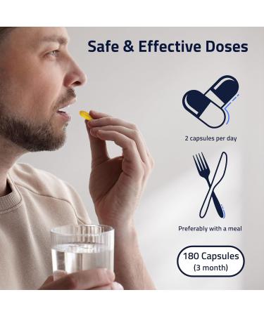  ExSeed ExSeed Health Men's Dietary Supplement - Omega 3-3 Months (x3 Bottles) - 60 Capsules Per Bottle - Fish Oils for Men - Promote - Buy Online on GoSupps.com