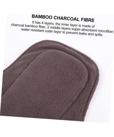 12-Pack Washable Charcoal Menstrual Pads Super Absorbent Comfortable Waterproof Night Cloth for Women | Eco-Friendly & Reusable - Buy Online on GoSupps.com