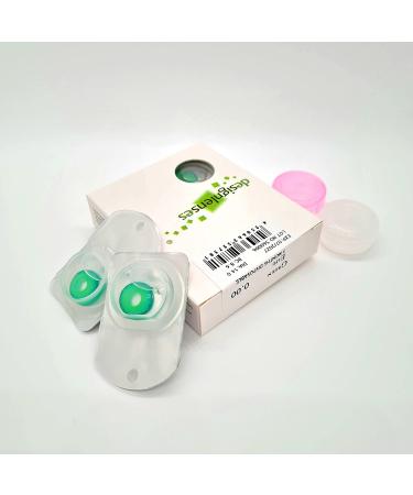 Buy Green Elf Contact Lenses for Halloween | Green Colored Lenses with Free Case (Germany) - Buy Online on GoSupps.com