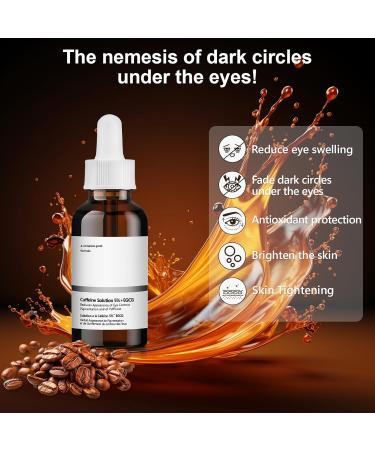 Caffeine Solution 5% + EGCG Eye Serum | 30ML Moisturizing Formula for Dark Circles Puffiness & Fine Lines - Buy Online on GoSupps.com