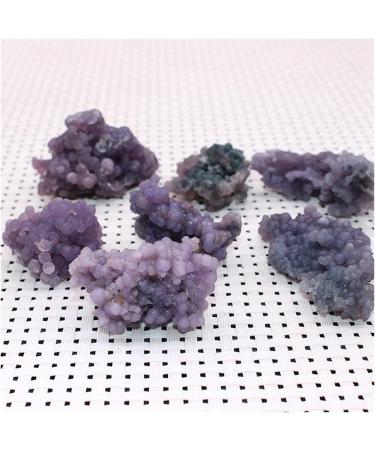 50g Natural Grape Agate Rough Ore Specimen Crystals Stones Crystals Quartz Gemstone Collectables Home Decoration Ornaments ERTEYIN - Buy Online on GoSupps.com