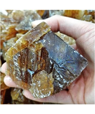 Crystal Rough Natural Crystal Rough Natural Raw Orange Honey Amber Calcite Quartz Ores Specimen Rough Crystal Stones Decor Collections in Bulk 850-1000g - Buy Online on GoSupps.com