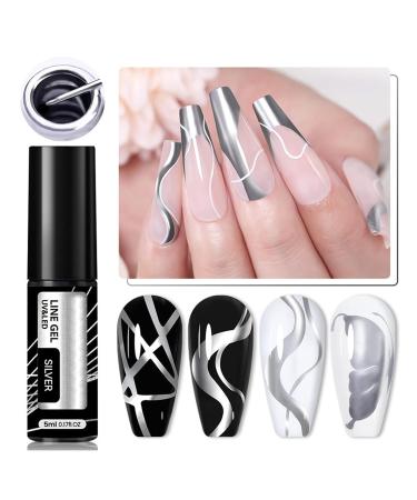 Silver Gel Nail Polish | Fast-Drying DIY Mirror Finish for Home & Travel | Itrimaka - Buy Online on GoSupps.com