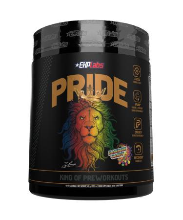 EHPlabs Pride Pre Workout Powder - Full Strength Pre Workout Men Pre Workout Women Energy Supplements Sharp Focus Epic Pumps & Faster Recovery - Rainbow Candy (40 Servings)