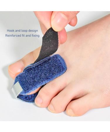 Hammer Toe Straightener Splint - Ergonomic Overlapping Toe Corrector for Bent Toes (Right Foot) - Shop Internationally - Buy Online on GoSupps.com