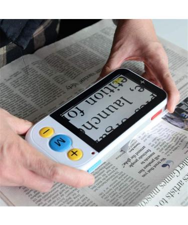 Electronic Reading Aid Digital Magnifier 4.3-Inch Handheld Portable Video Digital Magnifier 2x-32x for Reading Writing Viewing Maps Books - Buy Online on GoSupps.com
