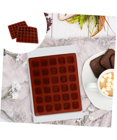 Mikinona 2pcs Chocolate Mold Ice Cube Silicone Molds Jellybeans Candy Ice Mold Baking Mold Letter Ice Maker - Buy Online on GoSupps.com