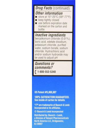 Bausch & Lomb Advanced Eye Relief Dry Eye Lubricant Drops 1oz - Pack of 3 - Buy Online on GoSupps.com