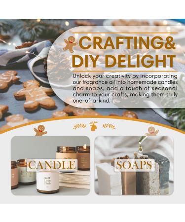 SALKING Gingerbread Essential Oil 120ml - Premium Scent for Diffusers, Candles, Soap Making - Holiday Gift Idea - Buy Online on GoSupps.com