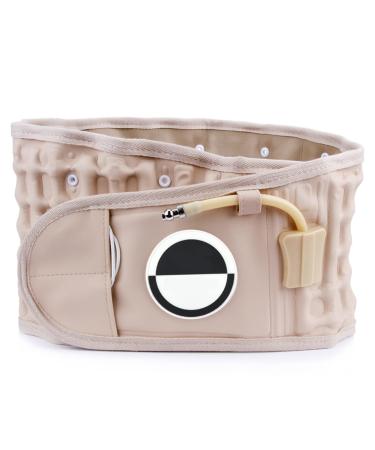 Decompression back belt lumbar vertebral decompression belt lower lumbar support for pain relief in the lower back area-unit size for waist size of 29 to 49 inches