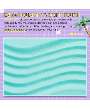 Honey Joy Dip Powder Nail Kit - 4 Colors Neon Bright Green Purple Dipping Powder Set - Salon Quality Manicure at Home - Dip-7pcs-02 - Buy Online on GoSupps.com