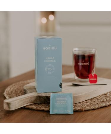 J. Hornig Fruit Tea Hawaii Cocktail - Fruity & Exotic Tea 100 Tea Bags (4x25) - International Shipping Available - Buy Online on GoSupps.com