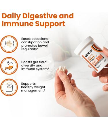 Ombre Healthy Gut Probiotics for Digestive Health - 60 Vegan CAPSULES - Buy Online on GoSupps.com
