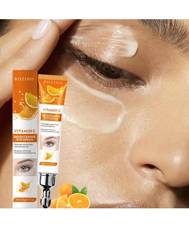 2PACK Vitamin C Brightening Eye Serum 20g/0.71oz Moisturizing & Hydrating For Massage Around Eyes Brightens Skin Tone Nourishes Delicate Eye Area (0.71OZ) 0.36 Ounce (Pack of 2) - Buy Online on GoSupps.com
