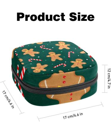 Christmas Cookies Menstrual Storage Bag | Portable Period Kit Pouch - Buy Online on GoSupps.com