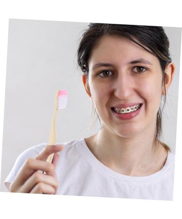 Buy TOVINANNA 100pcs Disposable Travel Toothbrush - Individually Wrapped Hotel Manual Toothbrush for Easy Hygiene - Buy Online on GoSupps.com