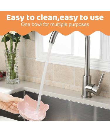 FANTESI 6 Pcs Cat Bowl Anti-Slip Cat Food Bowl Cat Feeding Bowls Multi-purpose Plastic Cat Food Bowl for Wet Food and Water Cat Bowls for Indoor Cats Kittens Puppies - Buy Online on GoSupps.com