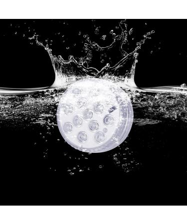 Underwater LED RGB Lights - Aled Light 13 LEDs Waterproof - 2 Pack with Remote Control for Pond Pool Vase & Fish Tank Decoration - Buy Online on GoSupps.com